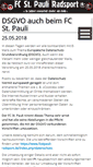 Mobile Screenshot of fcstpauli-radsport.de